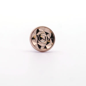 14k Gold Simple Rose Disk - Low Profile Threadless End (10/box)